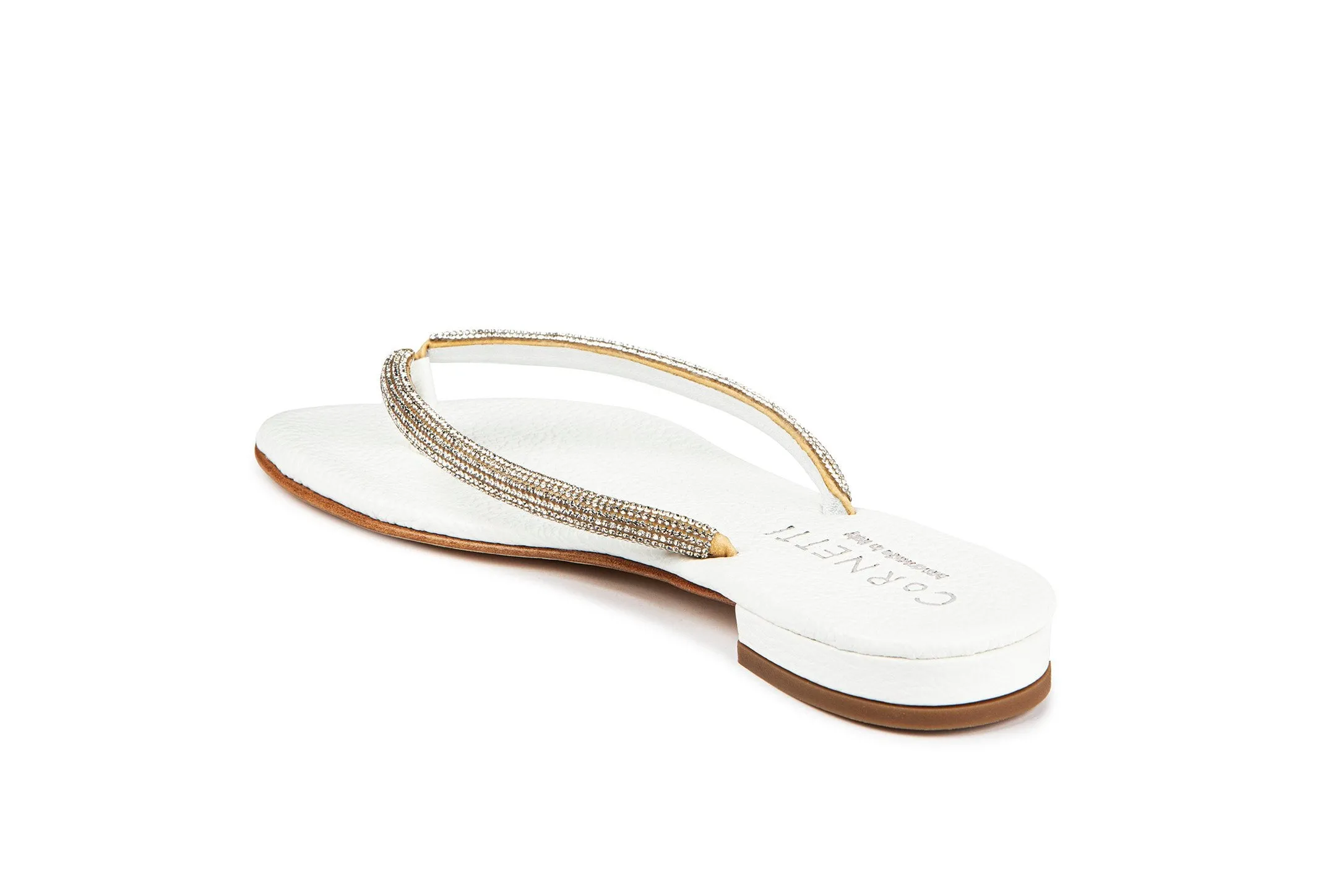 Cornetti - Pogliano Sandal - White sold by Jessie Boutique product image thumbnail 4