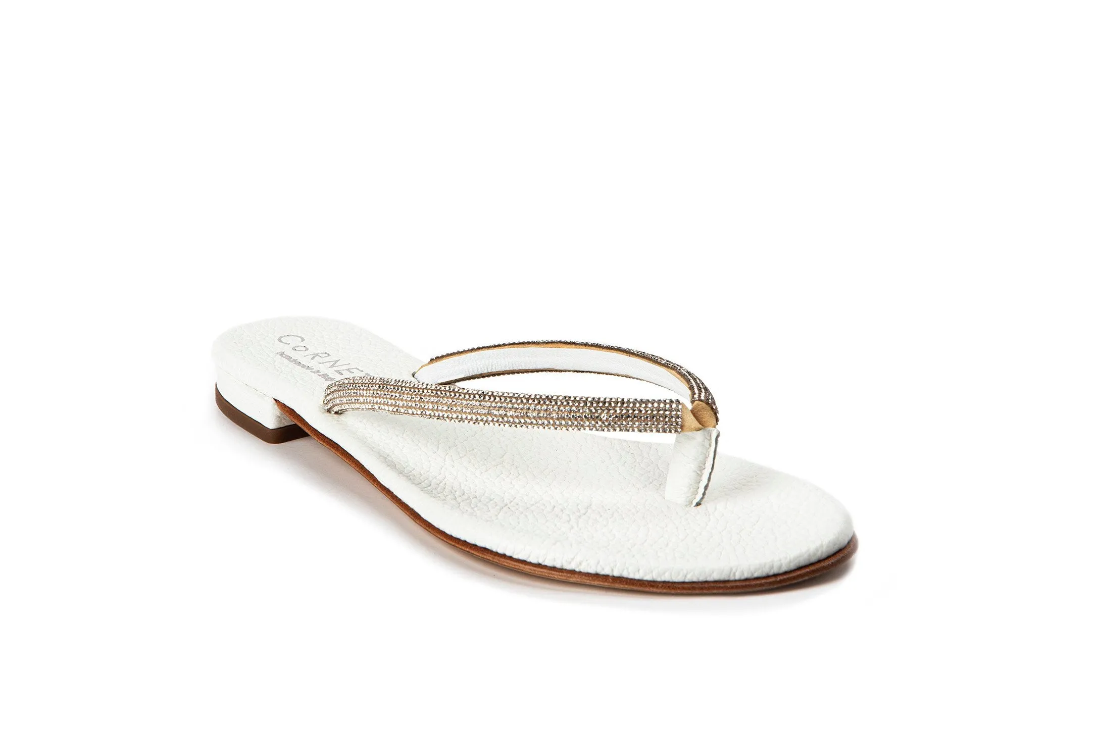 Cornetti - Pogliano Sandal - White sold by Jessie Boutique product image thumbnail 2
