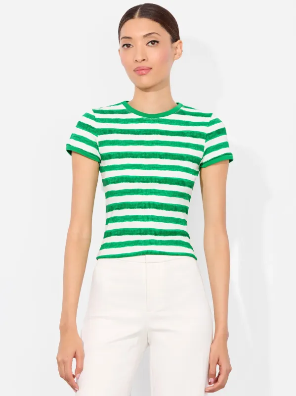 Alice + Olivia - Tess Tee - Blue sold by Jessie Boutique