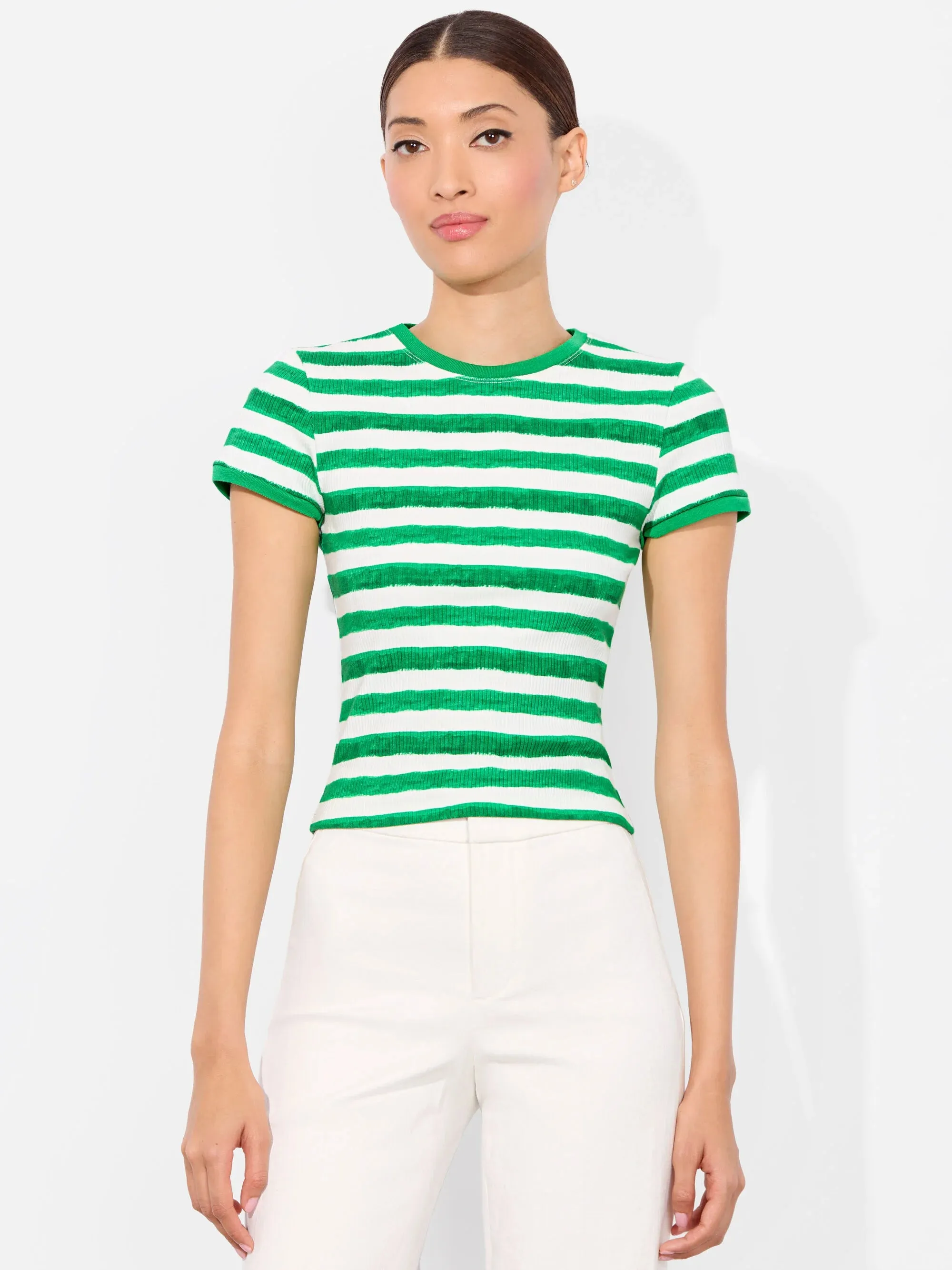 Alice + Olivia - Tess Tee - Blue sold by Jessie Boutique