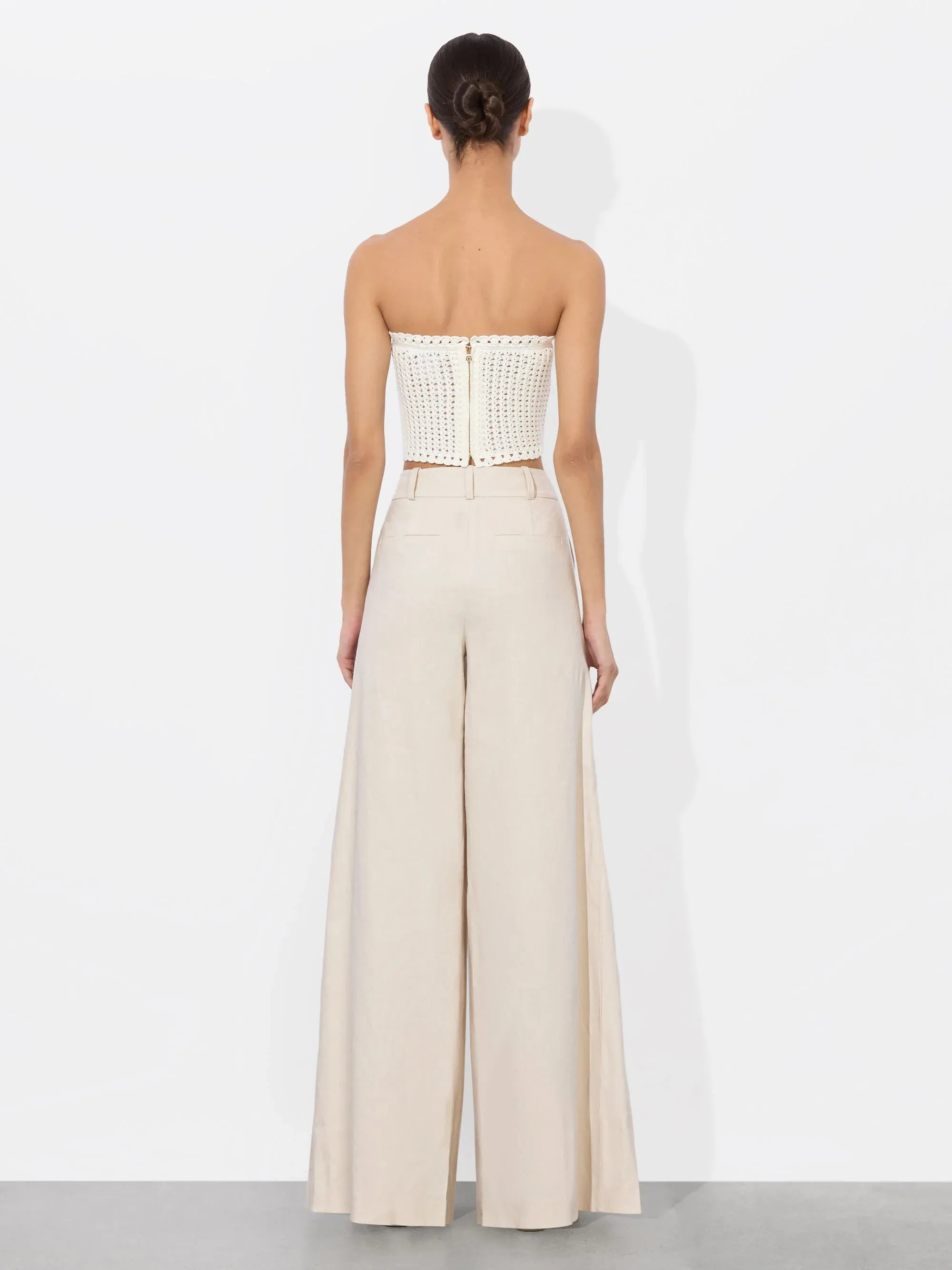 Alice + Olivia - Alison Tube Top - Soft White sold by Jessie Boutique product image thumbnail 3