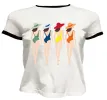 Alice + Olivia - Rylyn Staceface Top - Off White Multi sold by Jessie Boutique