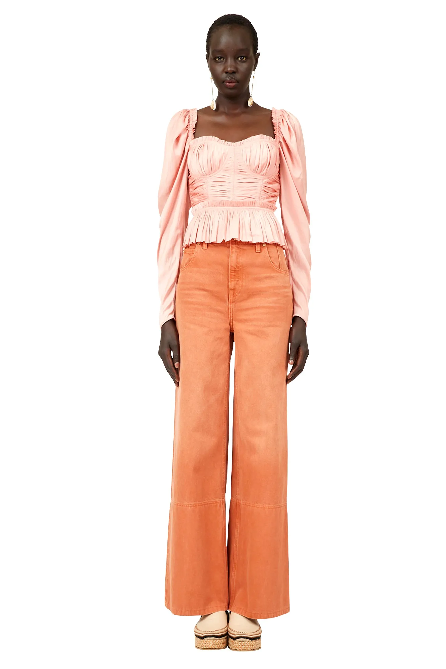 Ulla Johnson - Mia Blouse - Tuberose sold by Jessie Boutique