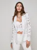 L’agence - Clementine Lace Blazer - White sold by Jessie Boutique