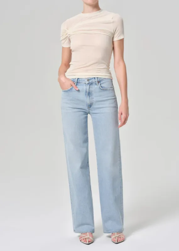 Agolde - Harper Straight Jean (Stretch) - Beam sold by Jessie Boutique
