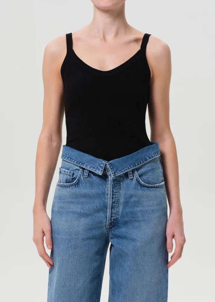 Agolde - Jordan Tank - Black sold by Jessie Boutique