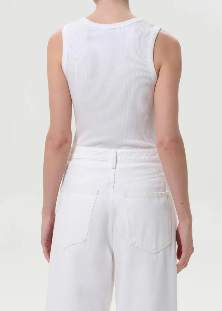 Agolde - Poppy Tank - White sold by Jessie Boutique product image thumbnail 2