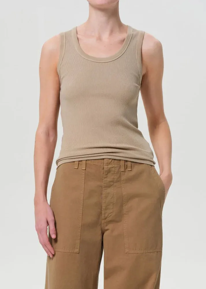 Agolde - Poppy Tank - Gum sold by Jessie Boutique