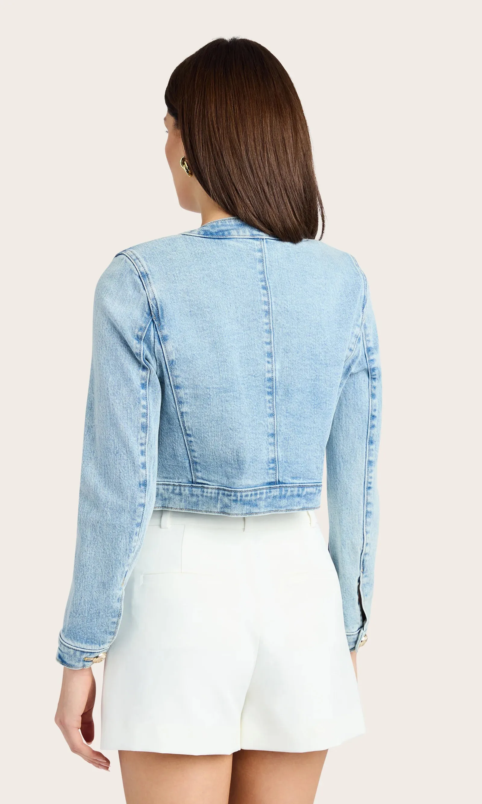 Generation love - Valentina Denim Jacket - Light Blue sold by Jessie Boutique product image thumbnail 3
