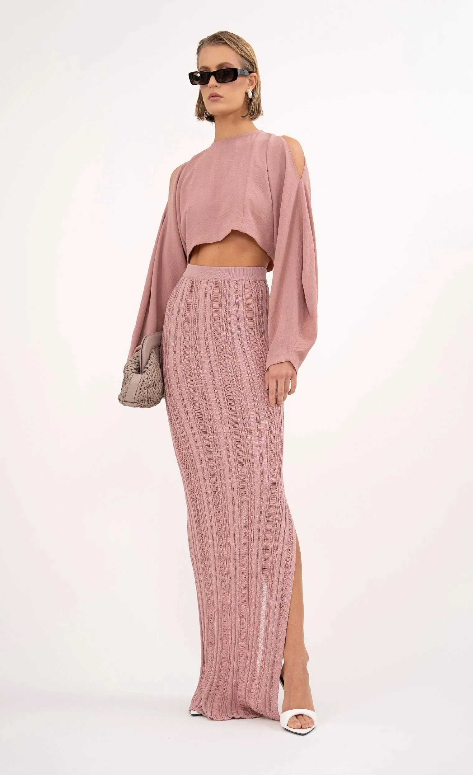 Nonchalant - Juliette Crop - Mauve sold by Jessie Boutique product image thumbnail 4