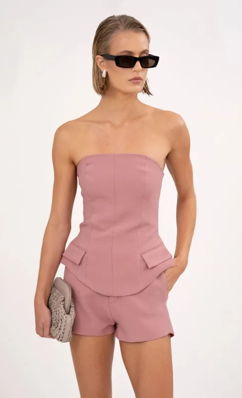 Nonchalant - Georgia Top - Mauve sold by Jessie Boutique