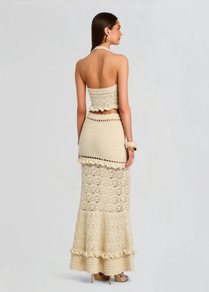 Retrofete - Soliana Crochet Top - Ivory/Gold sold by Jessie Boutique product image thumbnail 3