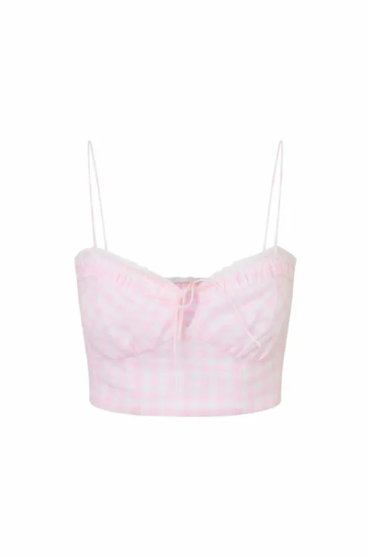 Loveshackfancy - Amorana Top - Angel Pink sold by Jessie Boutique