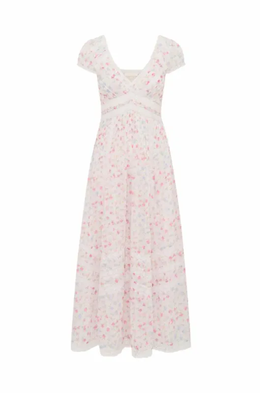 Loveshackfancy - Suvi Cotton Midi Dress - Confetti Bloom sold by Jessie Boutique