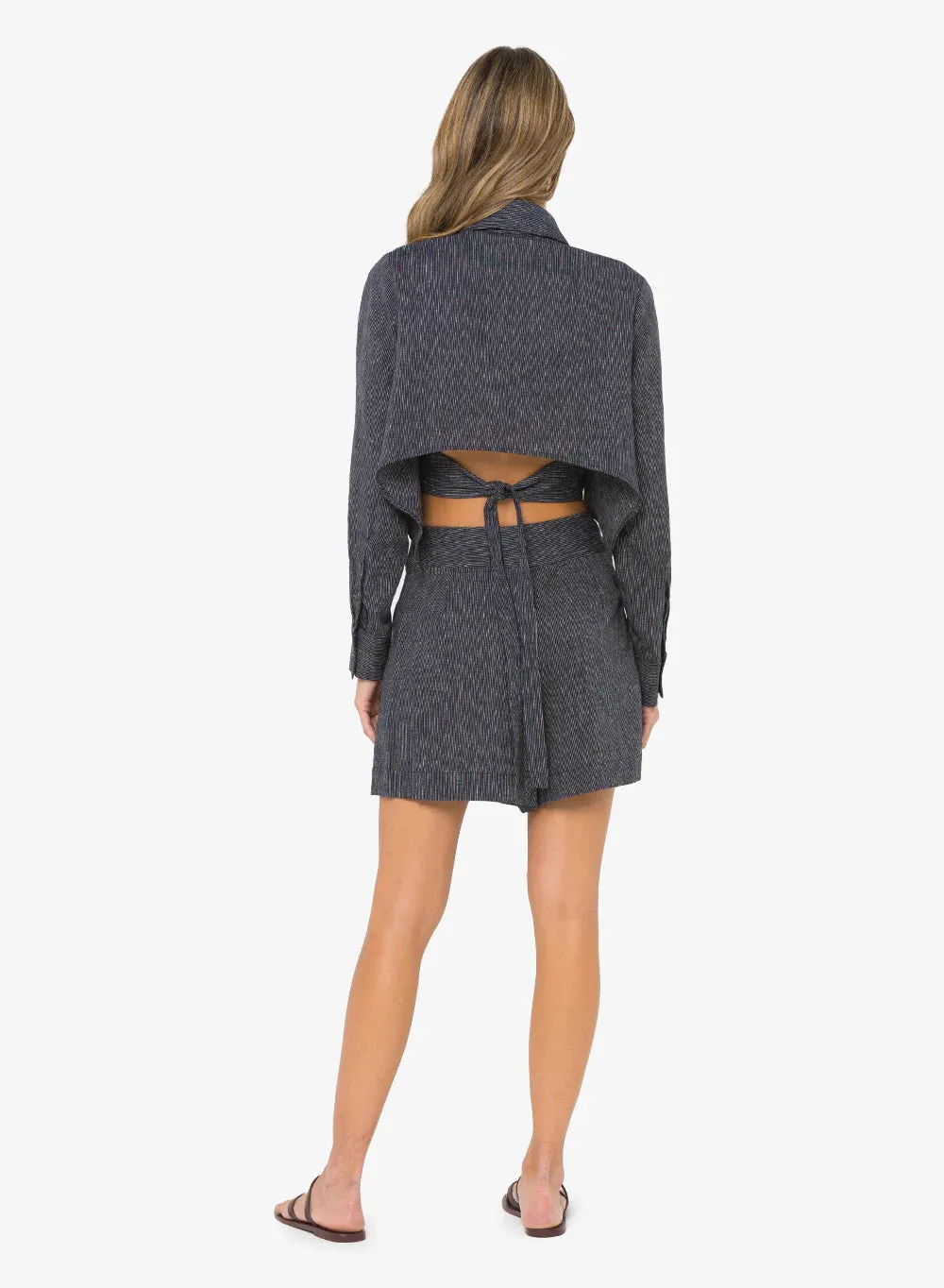 JBQ - Rennick Top - Midnight Stripe sold by Jessie Boutique product image thumbnail 2