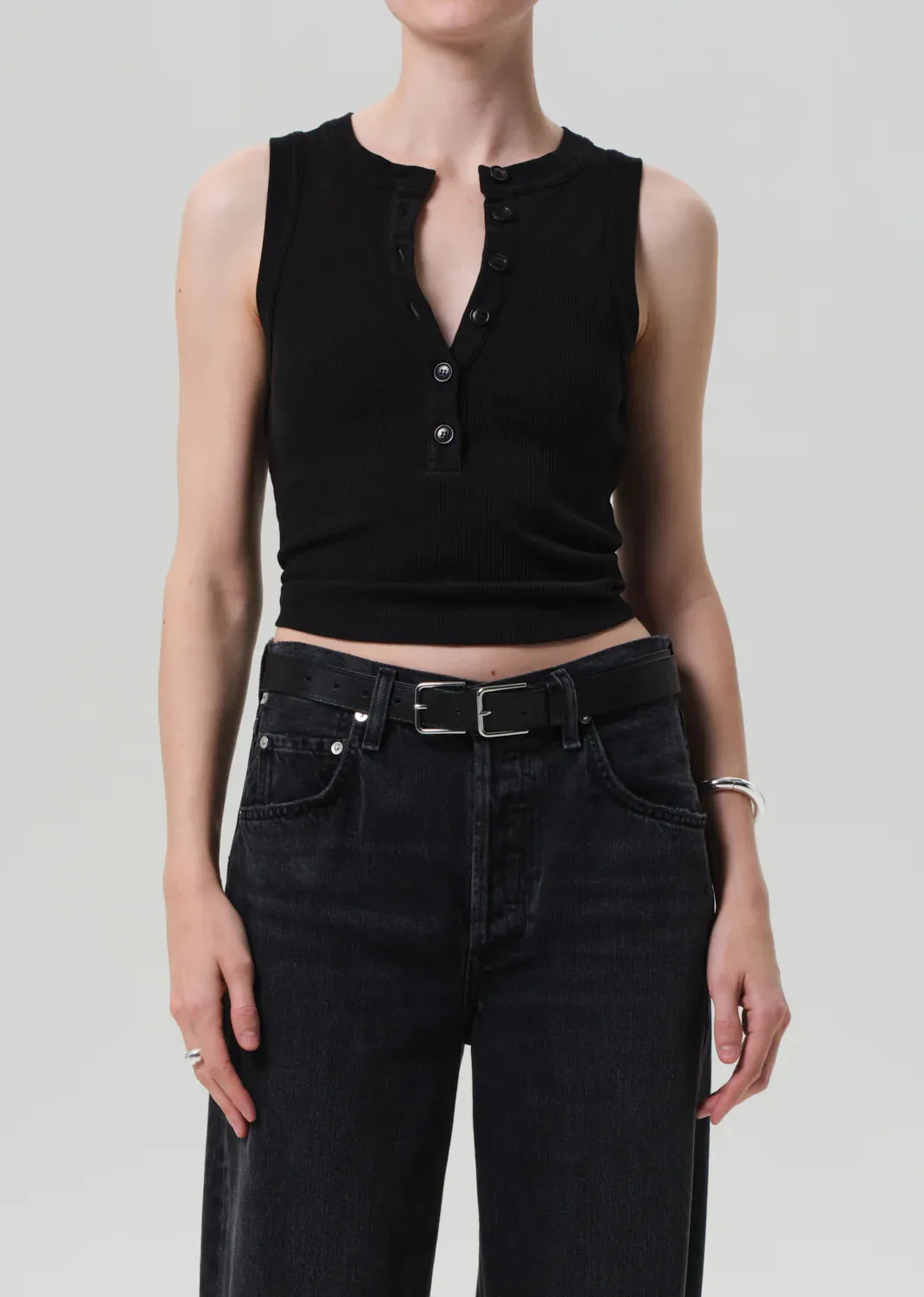Citizens of Humanity - Caralyn Tank - Black sold by Jessie Boutique