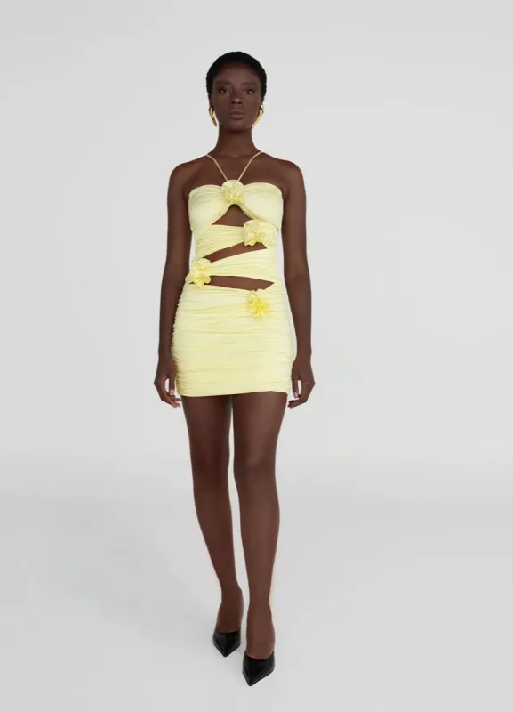 Maygel Coronel - Coari Mini Dress - Lime made by Jessie Boutique