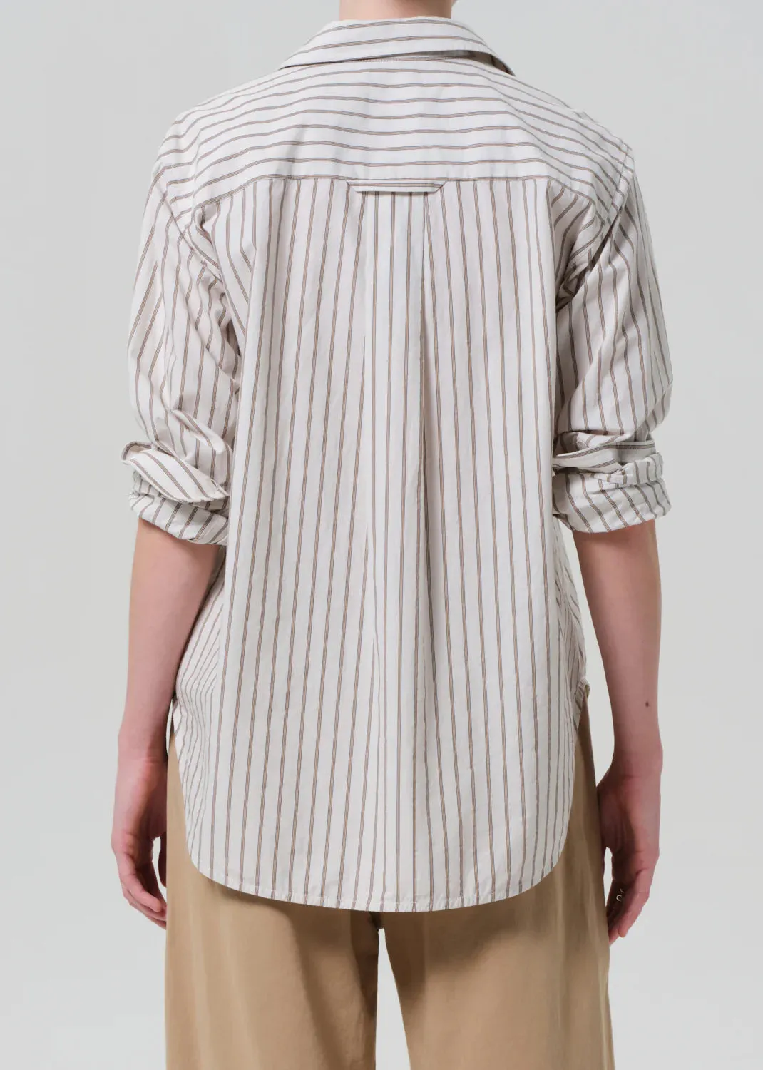 Citizens of Humanity - Shay Shirt - Albi Stripe sold by Jessie Boutique product image thumbnail 2