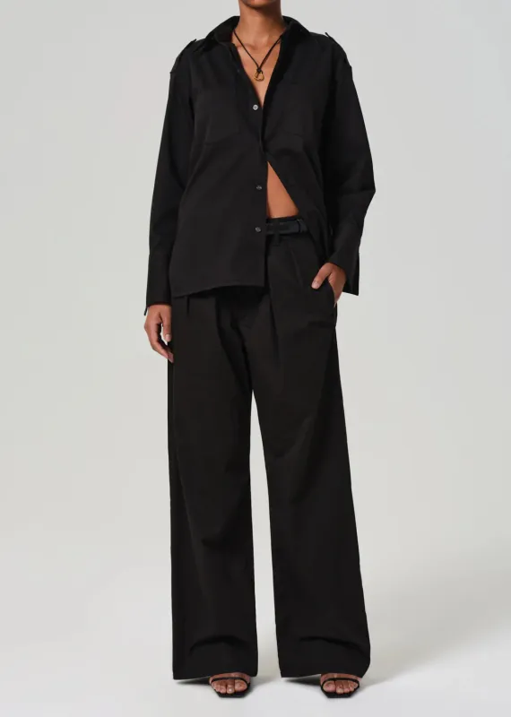 Citizens of Humanity - Petra Pleated Trouser - Black sold by Jessie Boutique