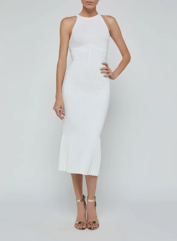 L’agence - Kimi Knit Dress - Ivory sold by Jessie Boutique