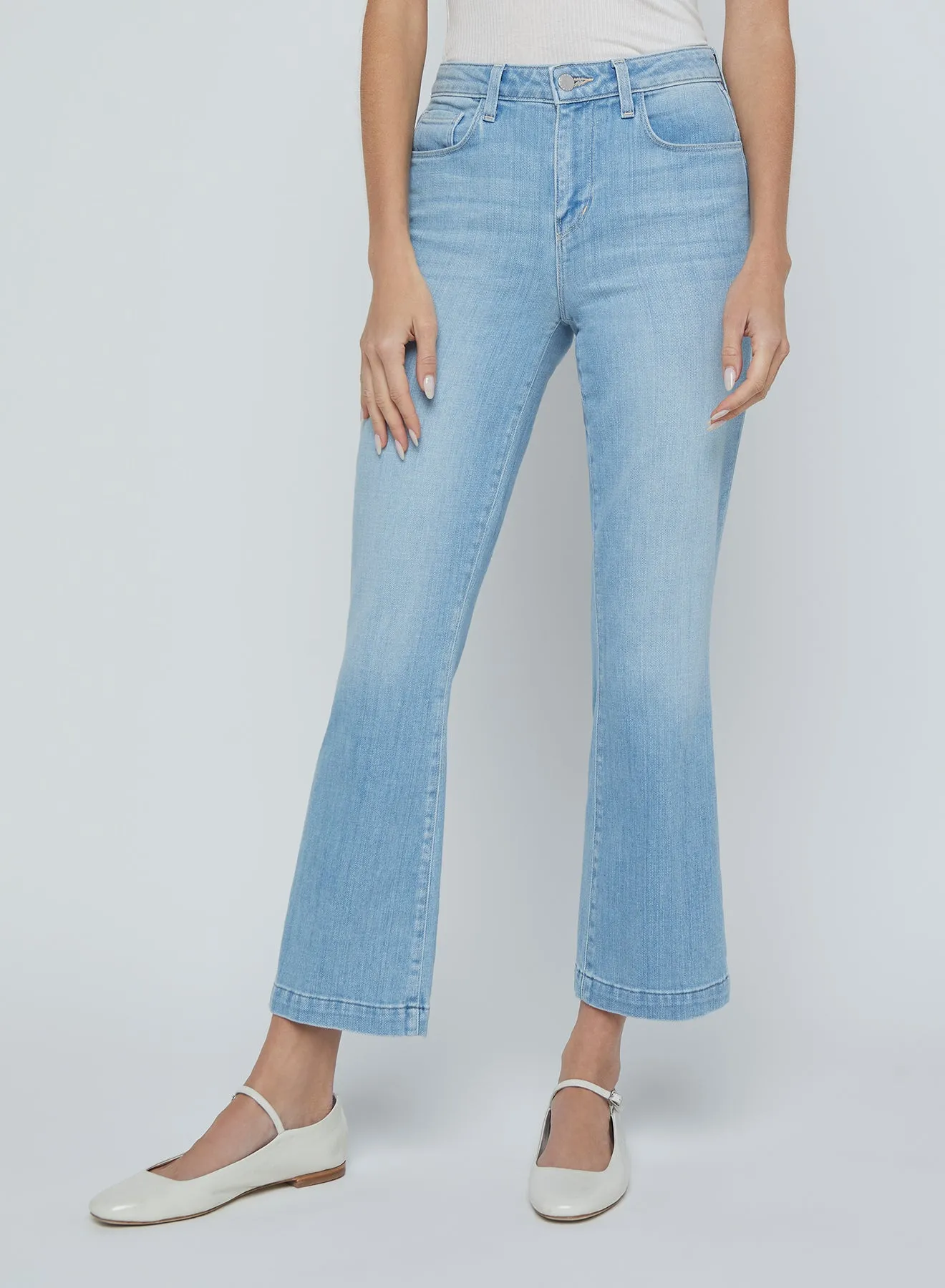 L'agence - Ali H/R Slim Flare - Cordero sold by Jessie Boutique