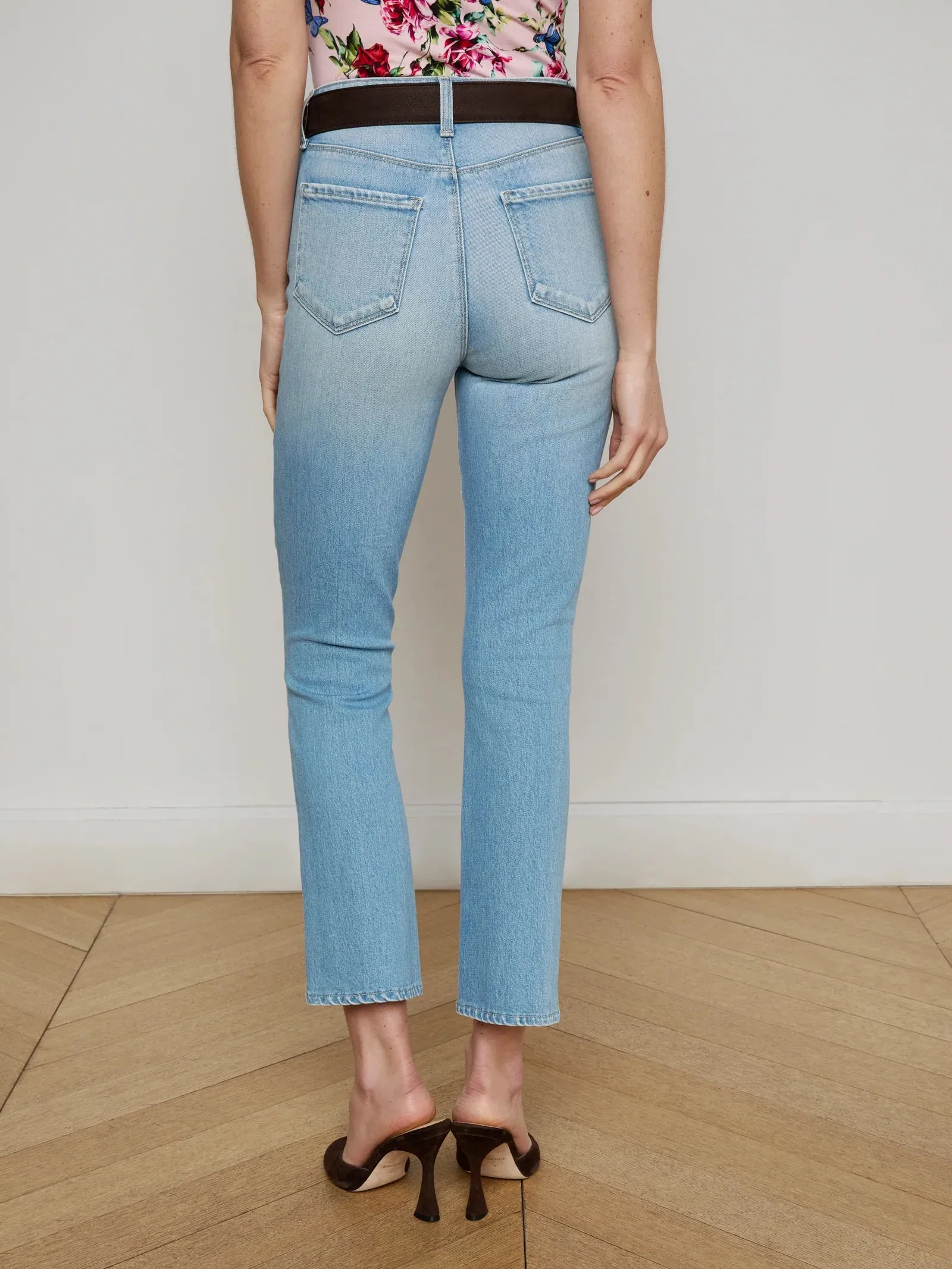 L'agence - Mira Cropped Micro Boot Jean - Barker sold by Jessie Boutique product image thumbnail 4