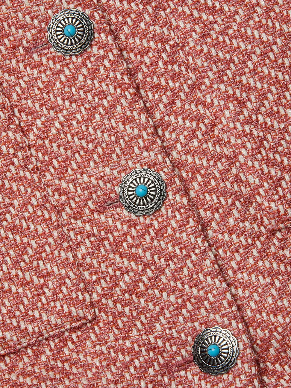 L’agence - Jia Tweed Jacket - Burnt Coral/Ivory sold by Jessie Boutique product image thumbnail 5