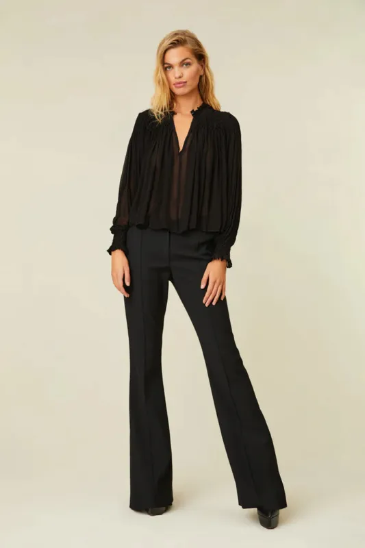 Loveshackfancy - Fernanda Blouse - Black sold by Jessie Boutique
