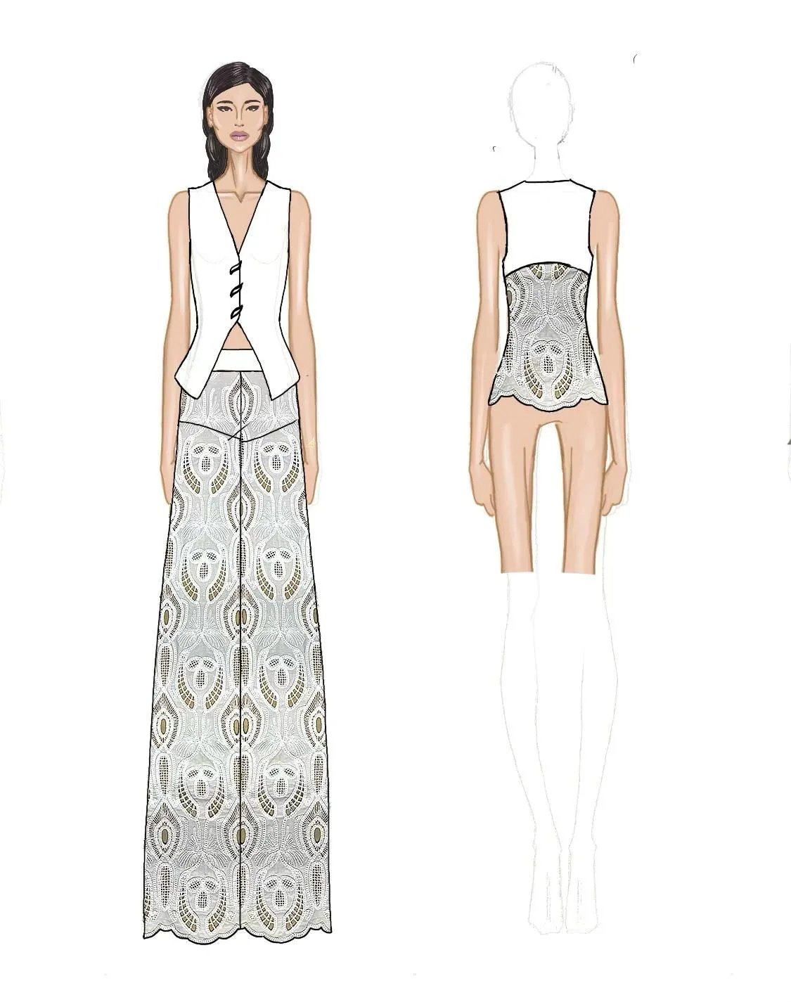 Jessie X JBQ - Stardust Top - White sold by Jessie Boutique product image thumbnail 4