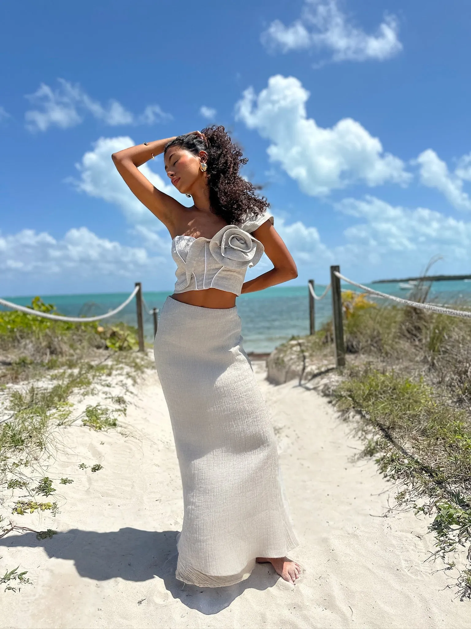 JESSIE X JBQ - Hope Skirt - Taupe sold by Jessie Boutique product image thumbnail 3