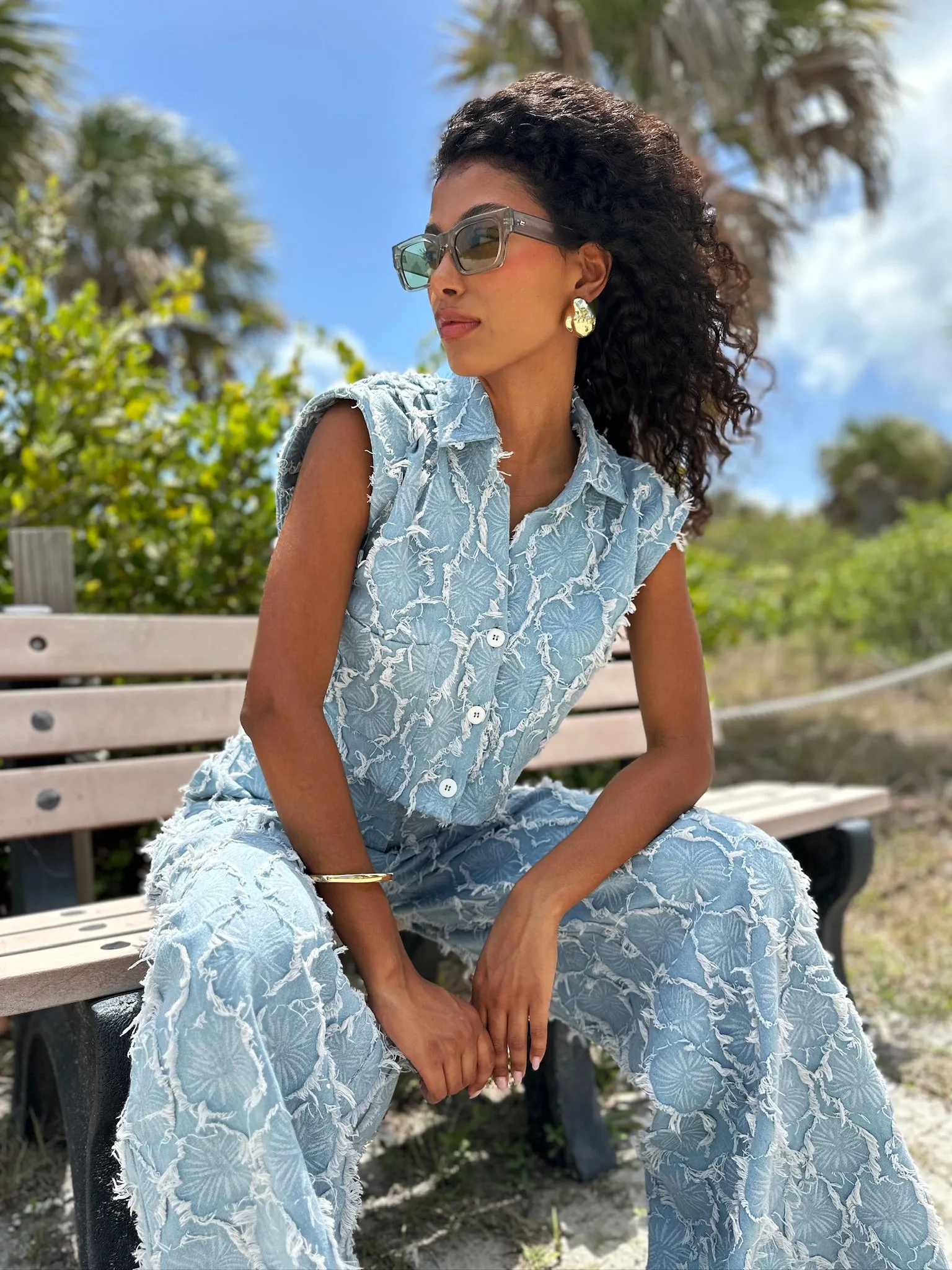 Jessie X JBQ - River Top - Blue sold by Jessie Boutique product image thumbnail 5