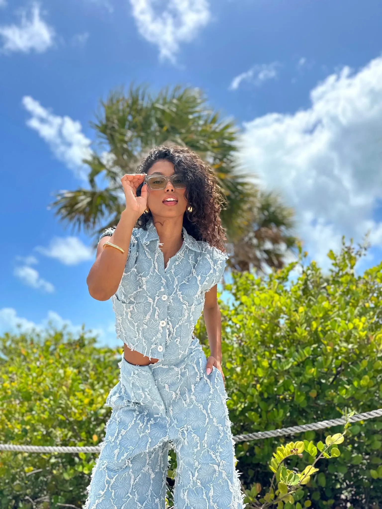 Jessie X JBQ - River Top - Blue sold by Jessie Boutique product image thumbnail 2