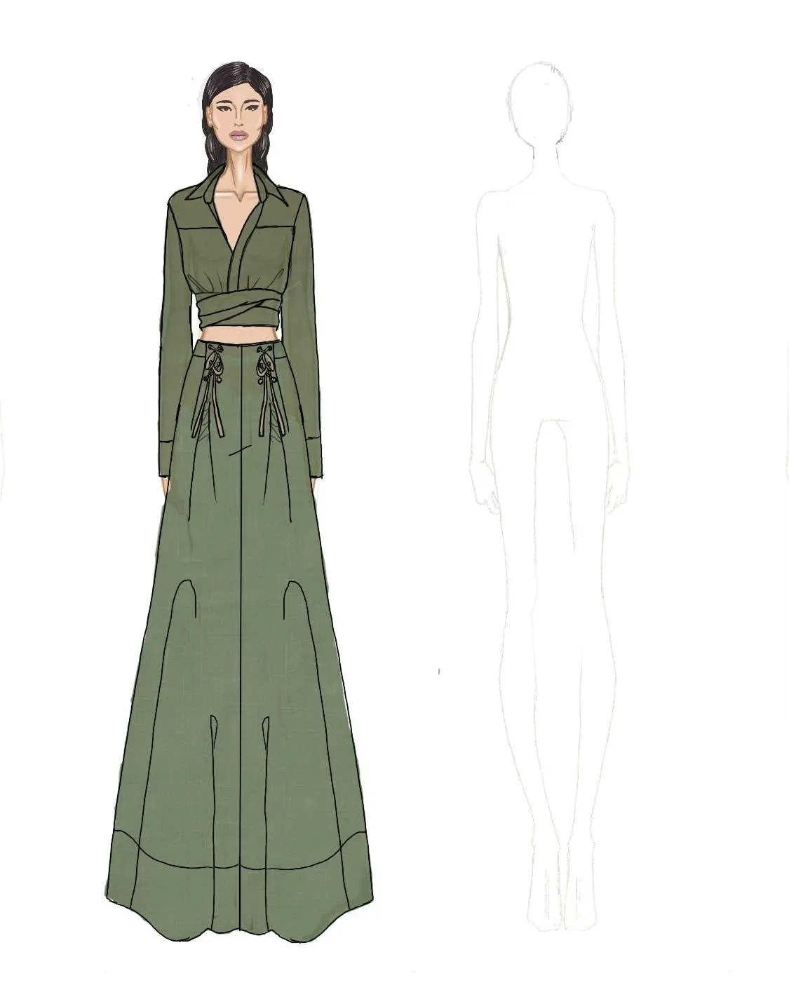 Jessie X JBQ - PachaMama Pant - Vineyard Green sold by Jessie Boutique product image thumbnail 4