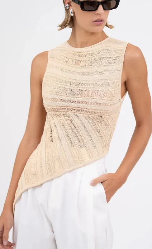 Nonchalant - Banks Top - Ecru made by Nonchalant Label