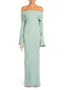SER.O.YA - Xenia Knit Maxi Dress - Frosted Sea sold by Jessie Boutique
