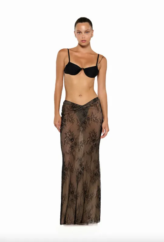 Bananhot - Balena Skirt - Black Lace sold by Jessie Boutique