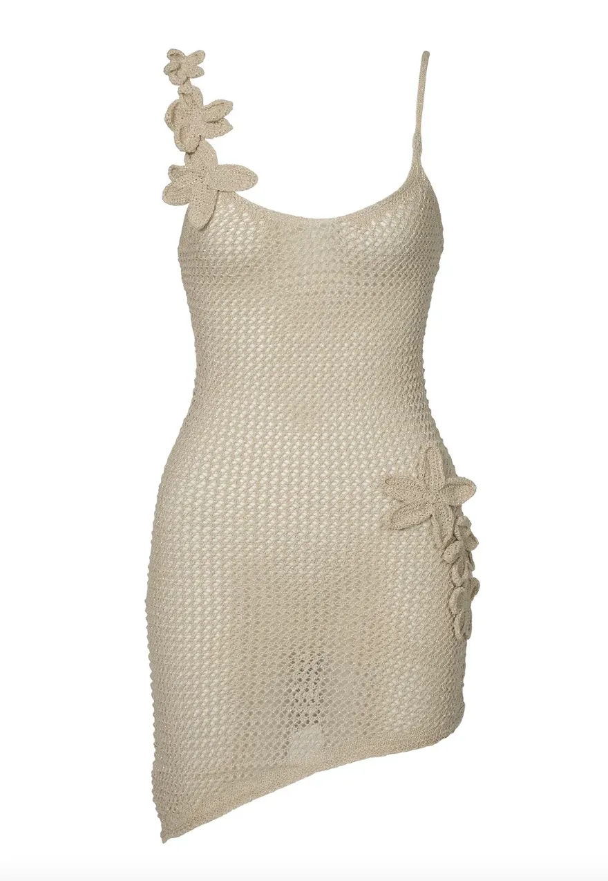 Bananhot - Maris Dress - Knitted Sand sold by Jessie Boutique product image thumbnail 3
