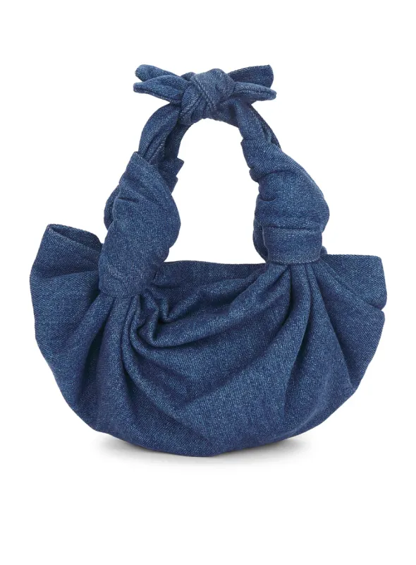 NLA - Knot Bag - Denim sold by Jessie Boutique