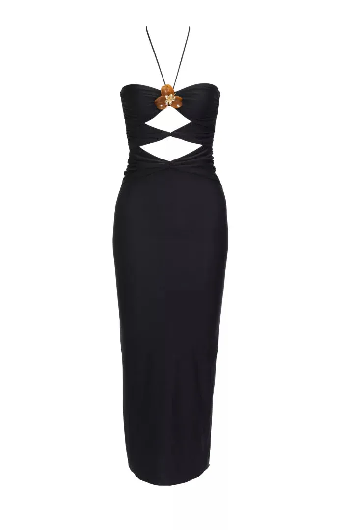 Shani Shemer - Holly Midi Dress - Black sold by Jessie Boutique product image thumbnail 2