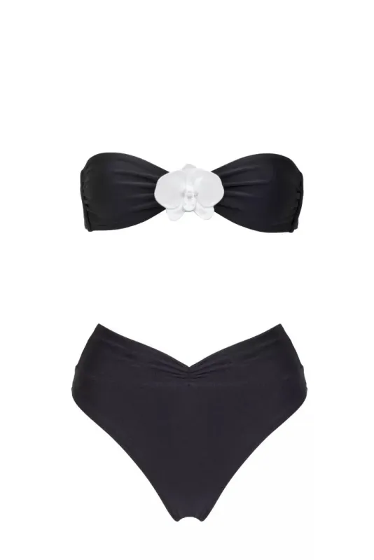 Shani Shemer - Callisto Bikini Top - Black sold by Jessie Boutique