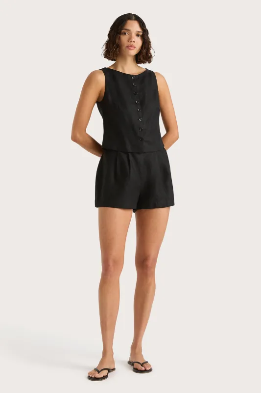 Faithfull The Brand - Elia Top - Black sold by Jessie Boutique