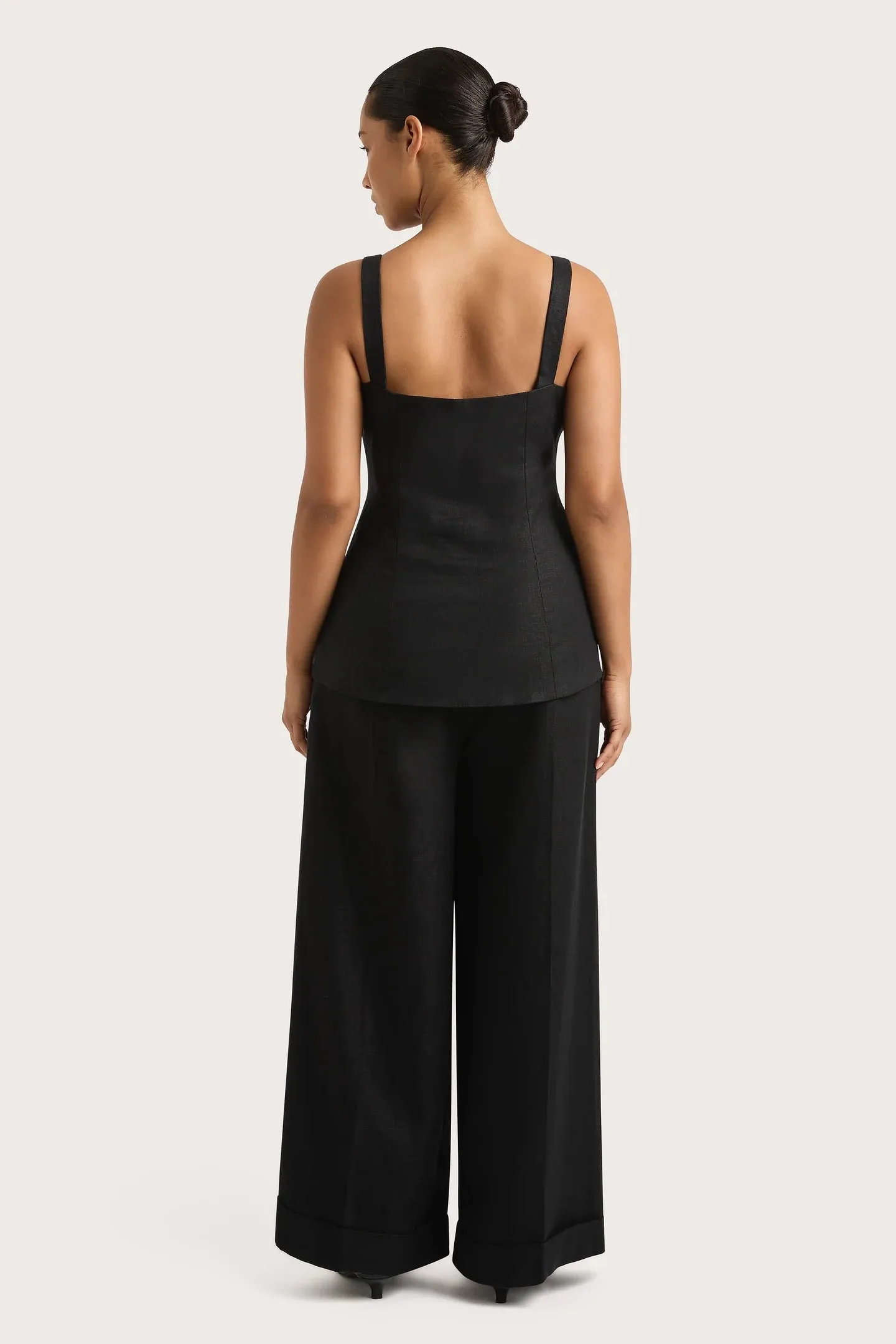 Faithfull The Brand - Clove Trouser - Black sold by Jessie Boutique product image thumbnail 3