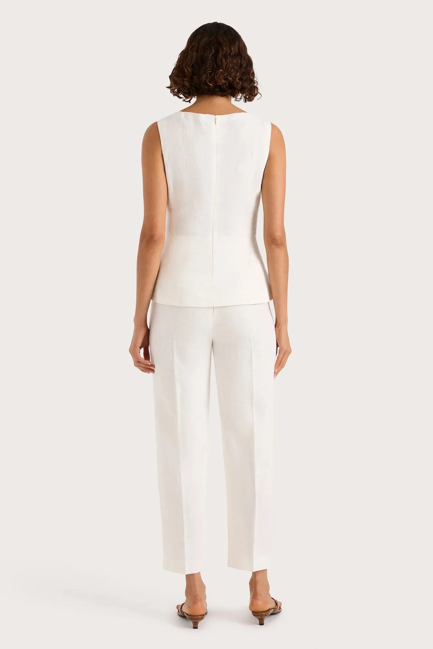 Faithfull The Brand - Claudine Pant - White sold by Jessie Boutique product image thumbnail 3
