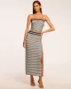 Ramy Brook - Venus Knit Midi Skirt - Navy Pucker sold by Jessie Boutique
