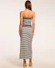 Ramy Brook - Venus Knit Midi Skirt - Navy Pucker sold by Jessie Boutique