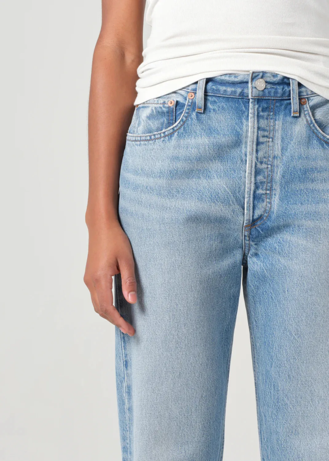 Agolde - 90's Pinch Waist High Rise Straight - Infinite sold by Jessie Boutique product image thumbnail 4