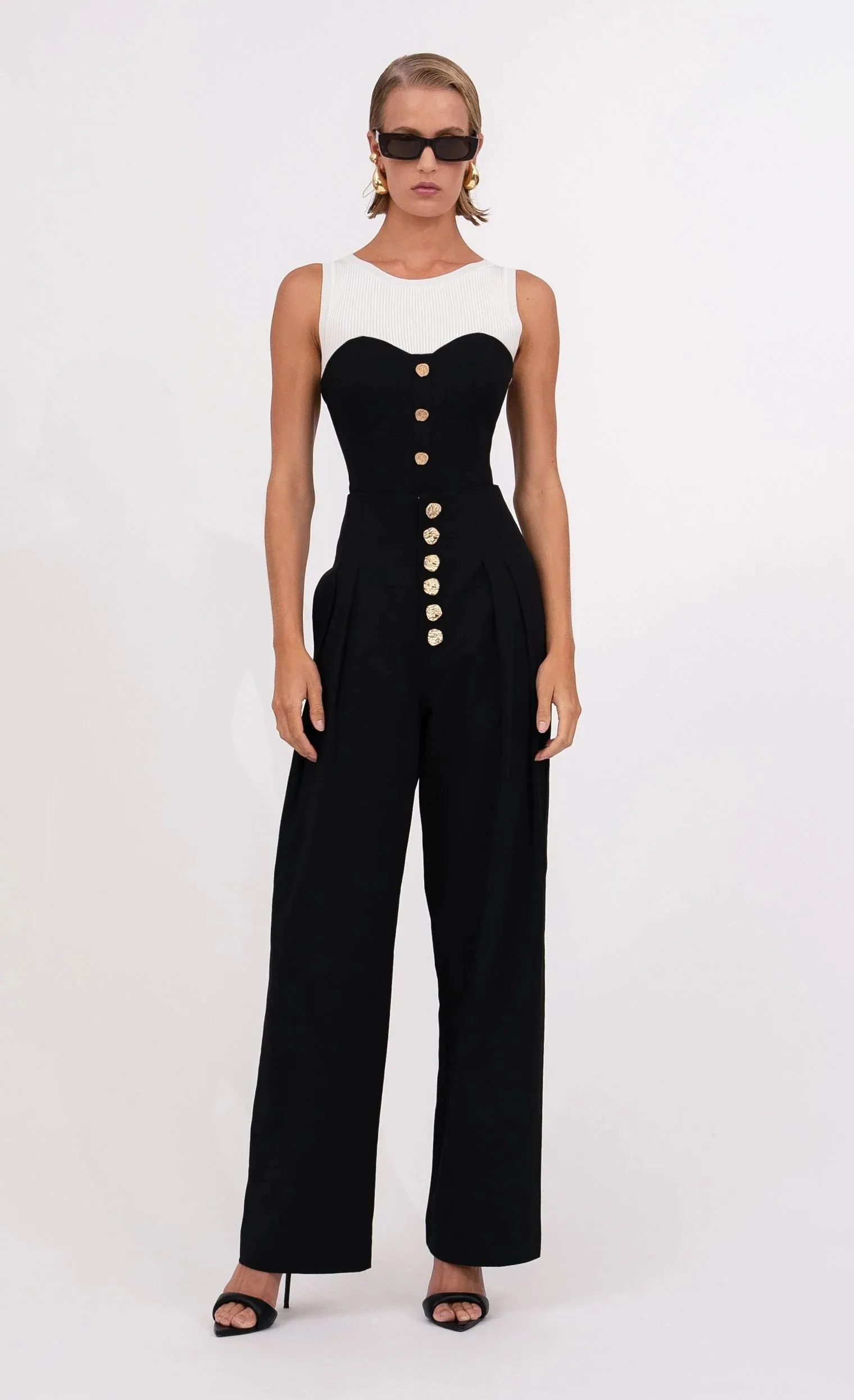 Nonchalant - Bowie Top - White/Black sold by Jessie Boutique product image thumbnail 2