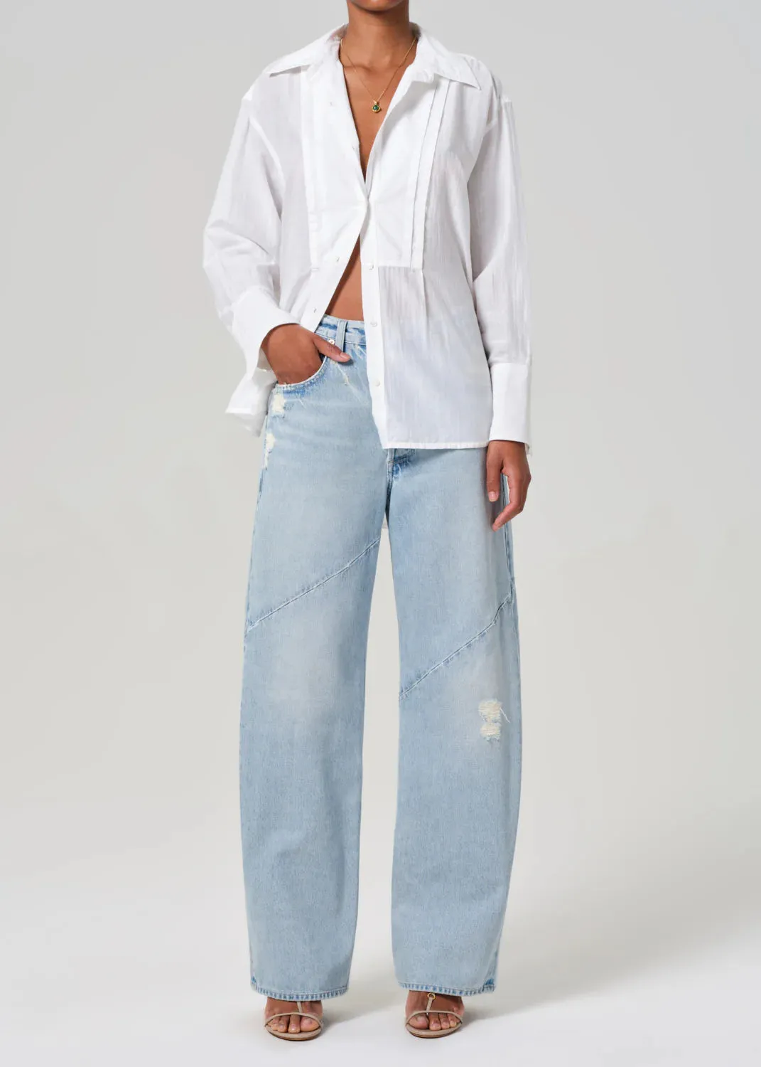 Citizens of Humanity - Ayla Swirl Baggy Cuffed - Hallstatt sold by Jessie Boutique