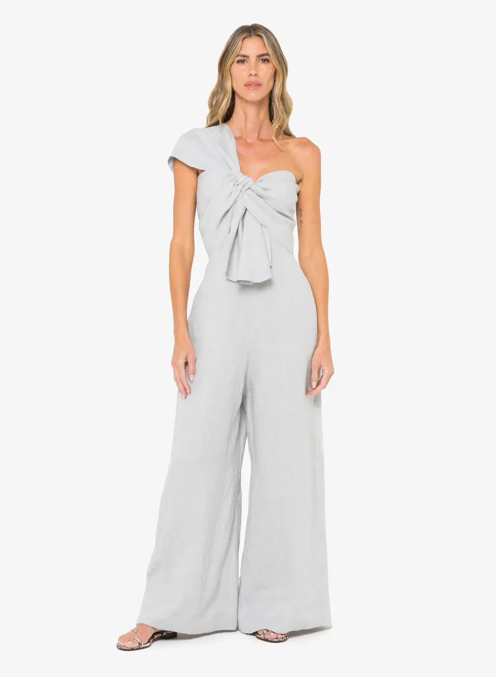 JBQ - Eden Jumpsuit - Silver sold by Jessie Boutique