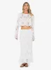 JBQ - Kenzie Skirt - Off White sold by Jessie Boutique